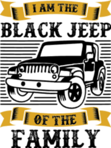 I am the black jeep