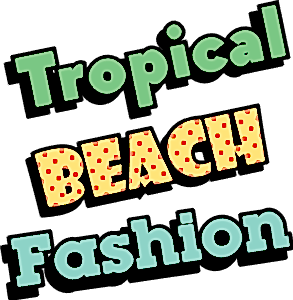 Tropical beach fashion