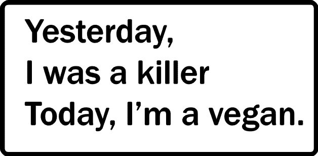 I\'m a vegan