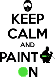 Keep calm and paintball on