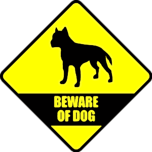 Beware of dog