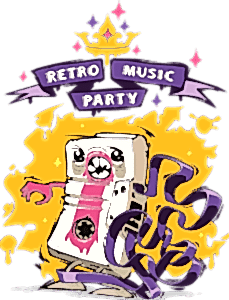 Retro music party