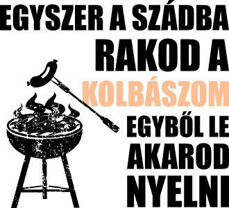 BBQ kolbász poén