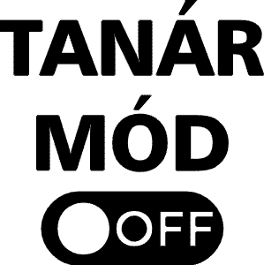 Tanár mód off