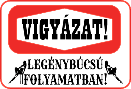 Legénybúcsú folyamatban