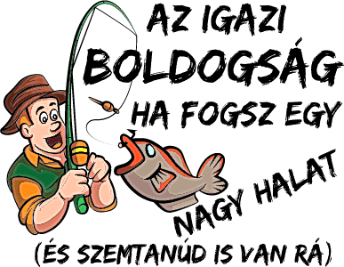 Horgász boldogság