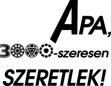 Apa 3000-szeresen szeretlek