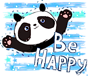 Be happy panda